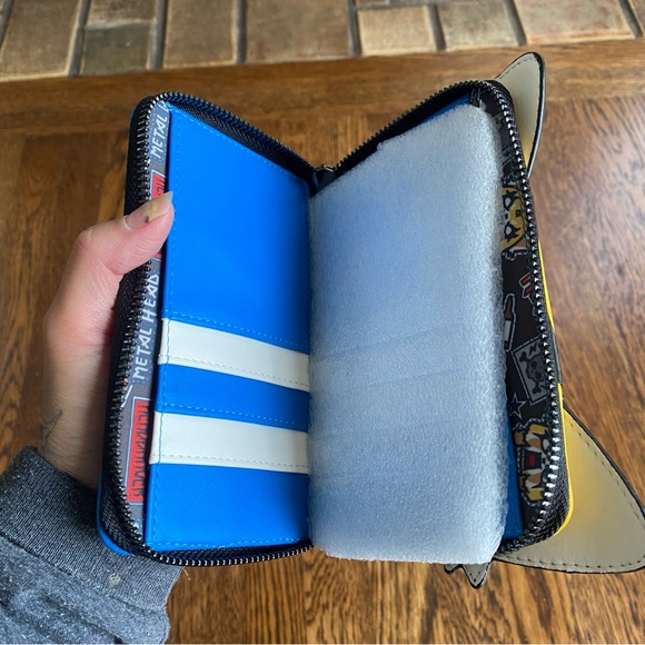Sanrio Loungefly Aggretsuko Cosplay Zip Around Wallet - Picture 4 of 7